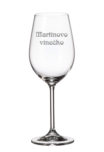 Sklenice-Martinovo vínečko